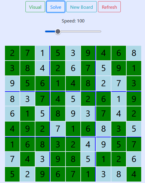 Sudoku Solver with HTML, CSS, and JavaScript